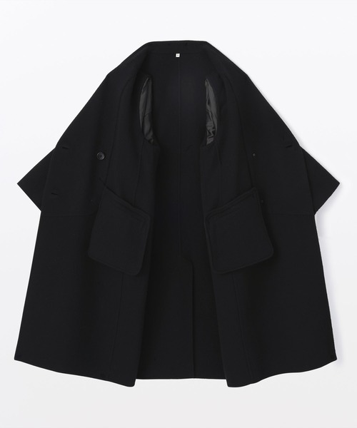 MUJI Labo コート アウター 「MUJI Labo」婦人 カシミヤ混ダブル