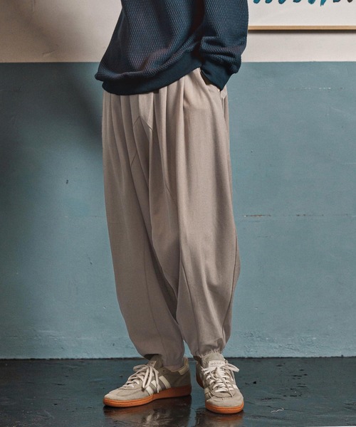 CAMBIO（カンビオ） パンツ mp13946-Slacks Fabric Sarrouel Pants