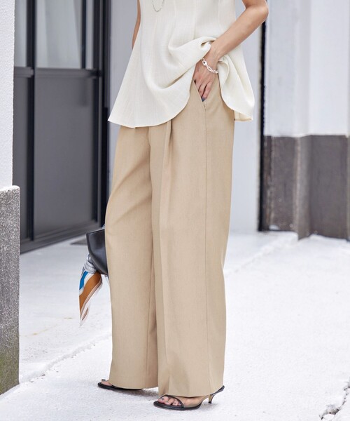 SHIPS（シップス） スラックス パンツ 「手洗い可能 」ドライオックス