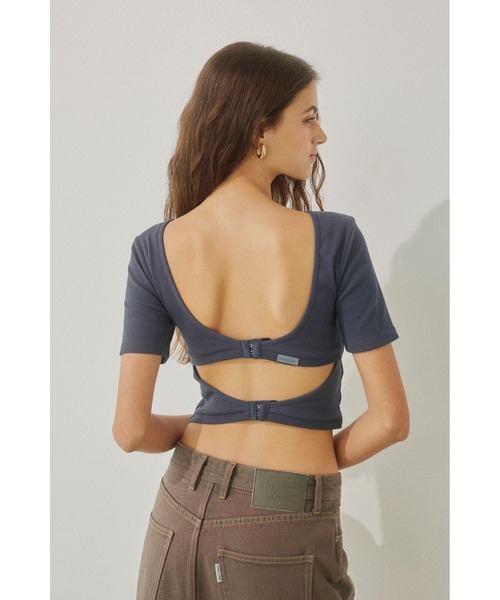 ALEXIA STAM（アリシアスタン） tシャツ Wellness Back Adjuster Rib