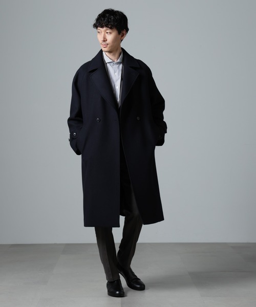 NANO universe（ナノ・ユニバース） チェスターコート コート ウール