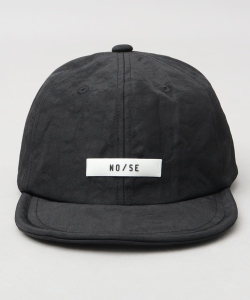 セレブ キャップ 帽子 ムラ染風 撥水ナイロン ラバーネーム アンパイア