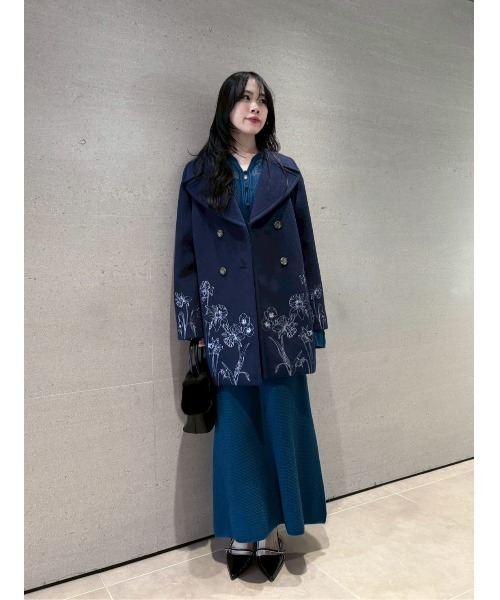 LILY BROWN（リリーブラウン） コート チェスターコート エンブロイ