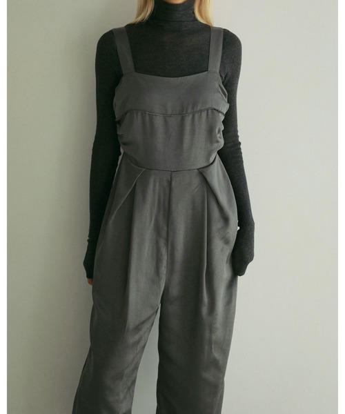 anuke（アンヌーク） オールインワン Satin Tuck Combinaison