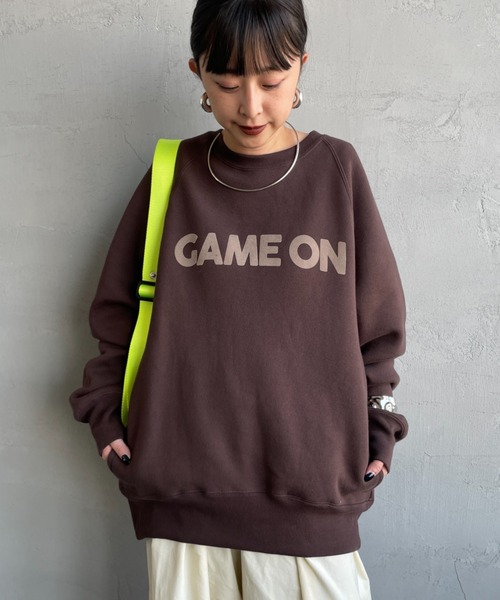 AMERICANA（アメリカーナ） トレーナー スウェット GAME ON フロッキー