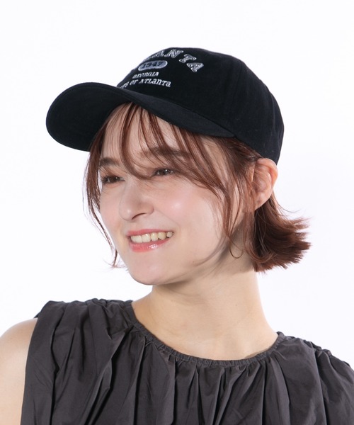 14+（イチヨンプラス） キャップ 帽子 カレッジロゴ刺繍キャップ