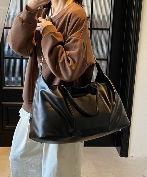 ショルダーバッグ バッグ 2WAY大容量ボストンバッグ/旅行バッグ