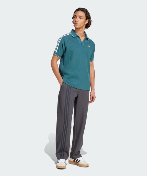 adidas（アディダス） ポロシャツ オリジナルス ワッフル ニット