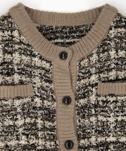 FREAK'S STORE（フリークスストア） カーディガン ツイーディー ニット