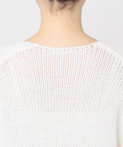 plage（プラージュ） ニット COTTON TAPE YARN プルオーバー