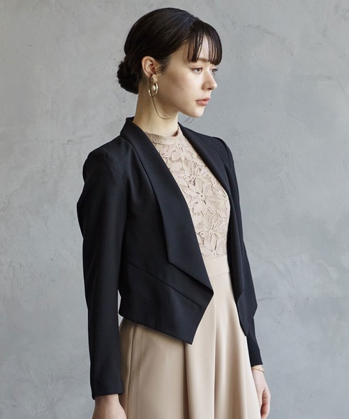 AIMER（エメ） コート アウター ショールカラージャケット レディース