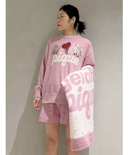 gelato pique（ジェラートピケ） パジャマ ルームウェア ワンポイント