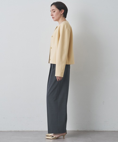 Whim Gazette（ウィム ガゼット） ノーカラーコート コート ダンボール