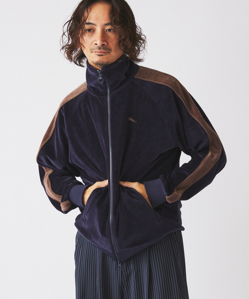 PUMA（プーマ） 別注 ”T7” ベロア トラックジャケット メンズ
