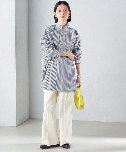 SHIPS（シップス） チノパン 「手洗い可能」ハイカウント ツイル チノ