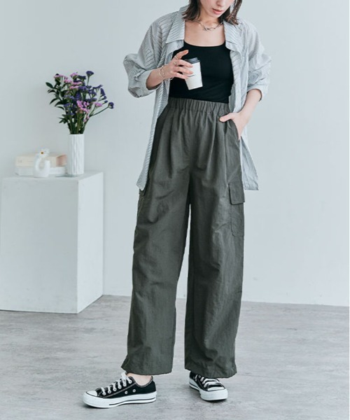 カーゴパンツ 撥水 2way パラシュート レディース : ZOZOTOWN Yahoo!店