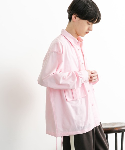 SENSE OF PLACE by URBAN RESEARCH シャツ ドットメッシュダブル