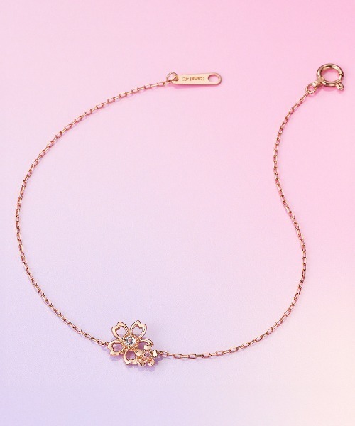 Canal4℃（カナルヨンドシー） ブレスレット 「SAKURA Collction」K10