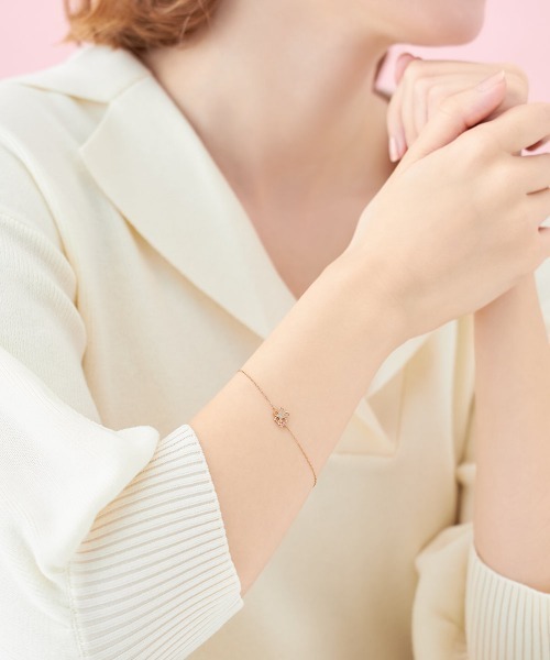 Canal4℃（カナルヨンドシー） ブレスレット 「SAKURA Collction」K10