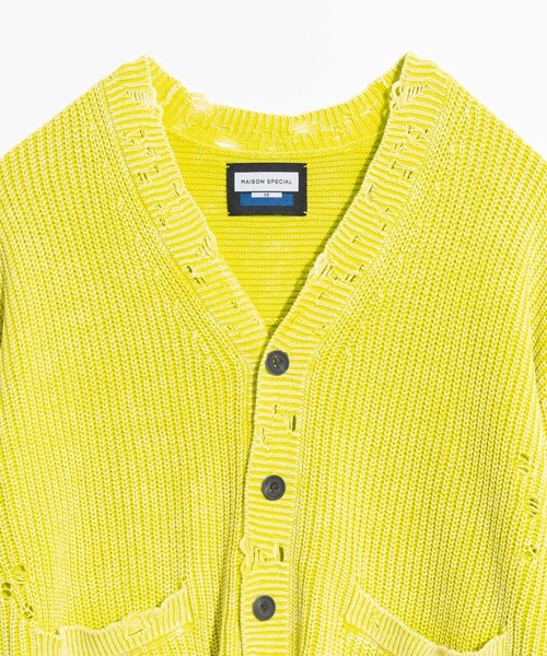 MAISON SPECIAL（メゾンスペシャル） カーディガン 「UNISEX」Snow