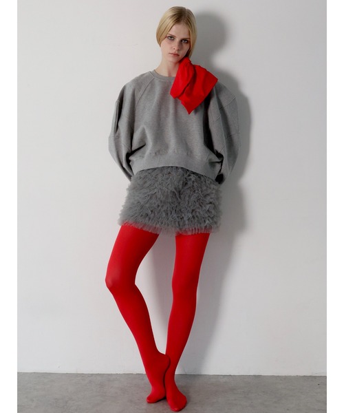 AMOMMA（アモマ） トレーナー スウェット PUFF SLEEVE SWEAT 起毛なし