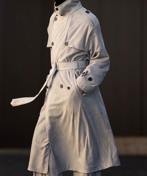 CLEL（クレイル） トレンチコート コート 「CLEL」Double Tech Fade