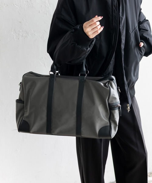 VitaFelice（ヴィータフェリーチェ） ボストンバッグ 本革×ナイロン