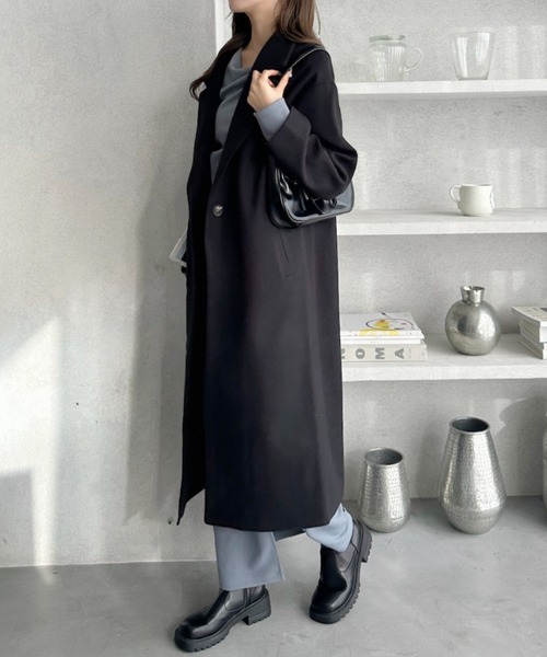 Ada. コート チェスターコート ダブルチェスター ロングコート