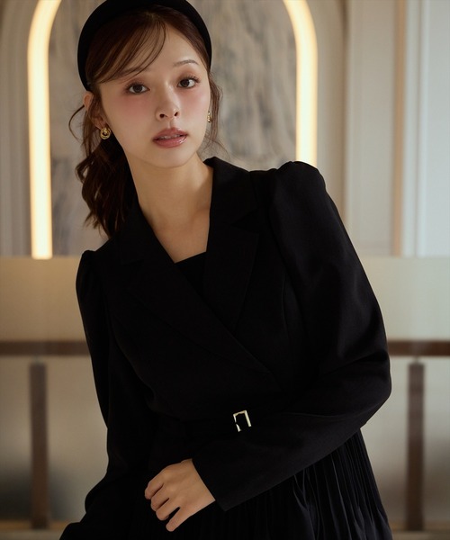 AND COUTURE（アンドクチュール） ワンピース ジャケットレイヤード