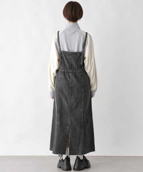 LEPSIM（レプシィム） サロペットスカート FREE ブルー レディース