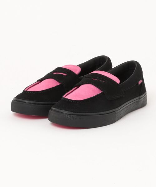 VANS（ヴァンズ） スニーカー LOAFER ローファー V196CF NN BLACK/PINK