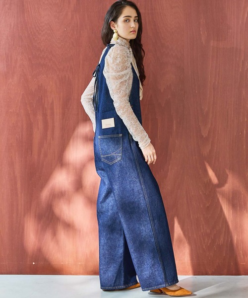 SOMETHING（サムシング） サロペット オーバーオール レディース