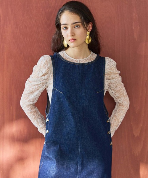 SOMETHING（サムシング） サロペット オーバーオール レディース