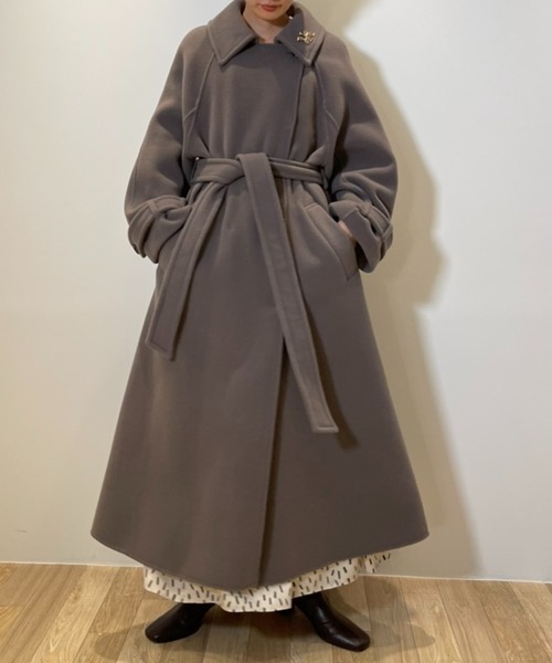 SNIDEL（スナイデル） ステンカラーコート 0 ブラウン レディース