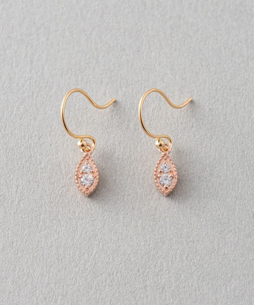 ete（エテ） ピアス クリアビジュー ピアス マーキス レディース