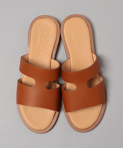 BEAMS F（ビームスF） サンダル L/UCCA / 別注 レザーサンダル メンズ