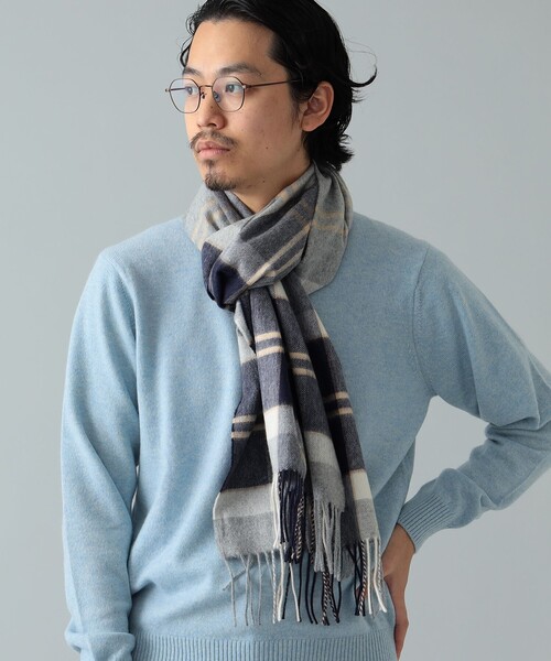 BEAMS F（ビームスF） マフラー Johnstons of Elgin / カシミヤ