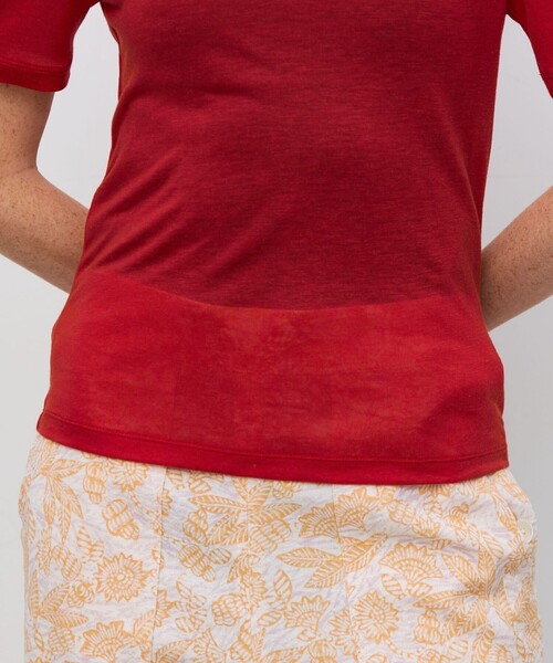 BACCA（バッカ） tシャツ テンセルシルク ベーシックTシャツ