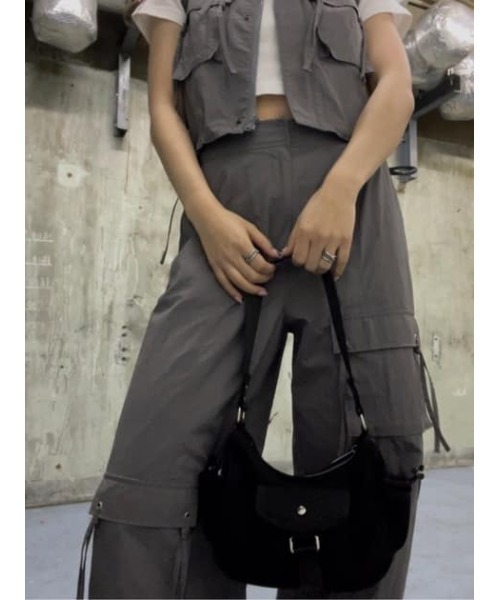 LAGUA GEM（ラグアジェム） カーゴパンツ DROP STRING パンツ