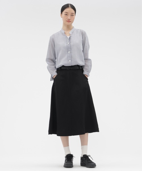 MARGARET HOWELL（マーガレットハウエル） スカート RAYON LINEN TWILL