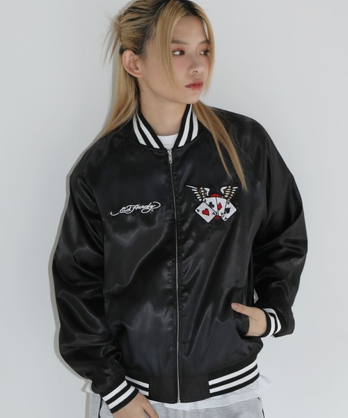 Ed Hardy（エド・ハーディー） スカジャン ヴィンテージライクマルチ