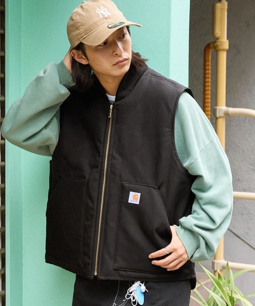 Carhartt（カーハート） ベスト L ブラウン メンズ : ZOZOTOWN Yahoo