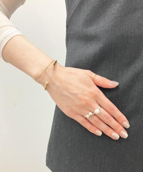 ete（エテ） 指輪 リング K10 クレール カットリング レディース