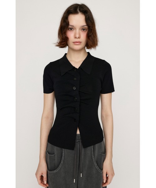 SLY（スライ） ニット セーター FRONT BUTTON KNIT TOPS フロント