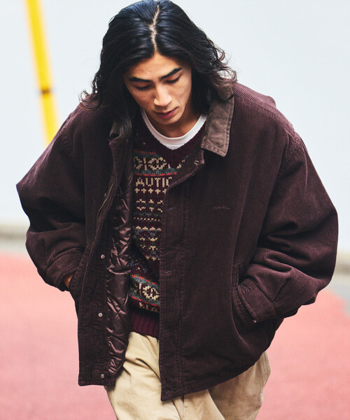 NAUTICA（ノーティカ） ブルゾン アウター 中綿 ストーンバイオ加工