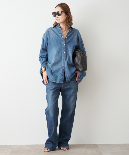 Lee（リー） ブラウス シャツ 追加 デニムシャツ レディース