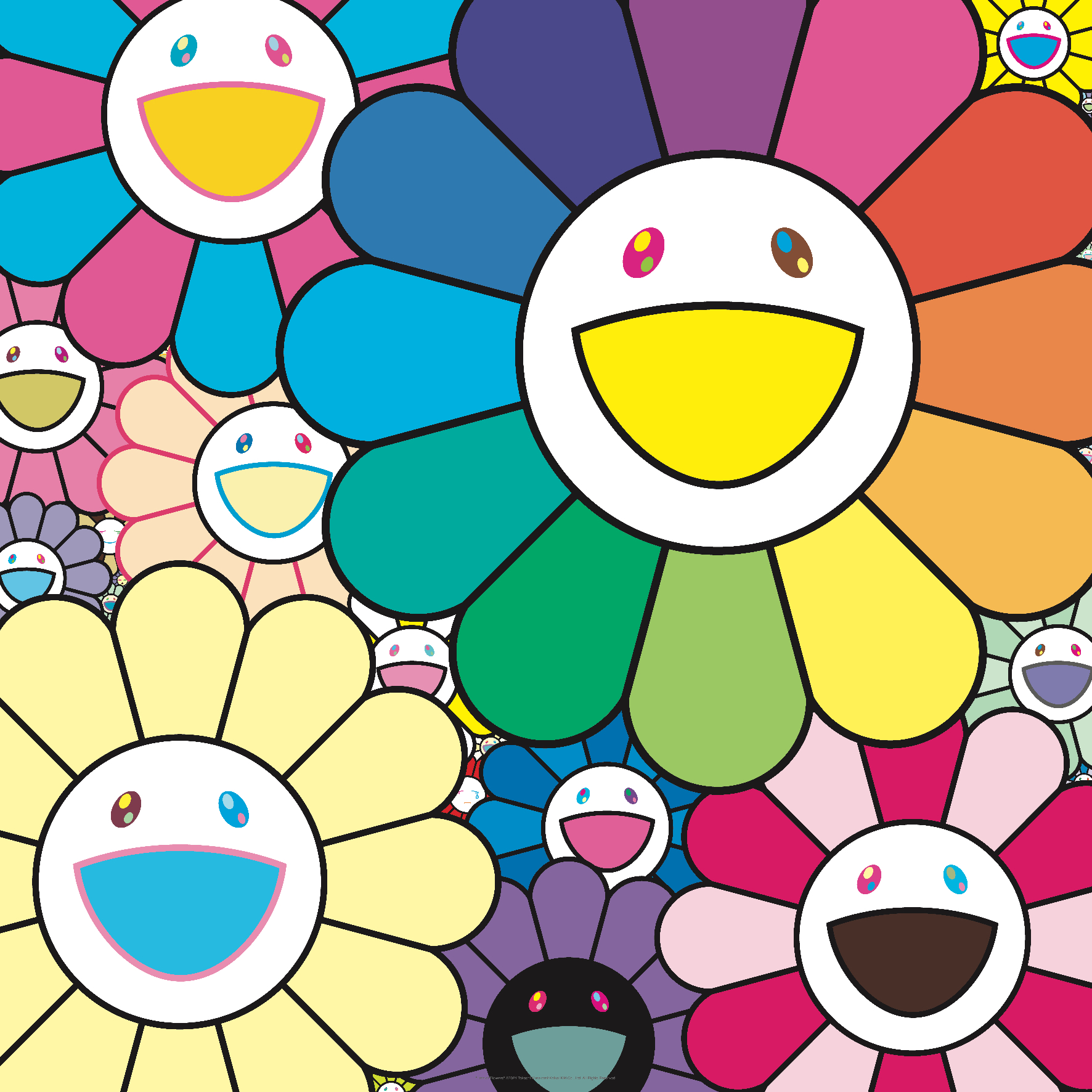 村上隆 花畑の中の楽園 Zingaro 村上隆 (Takashi Murakami)「花畑の中