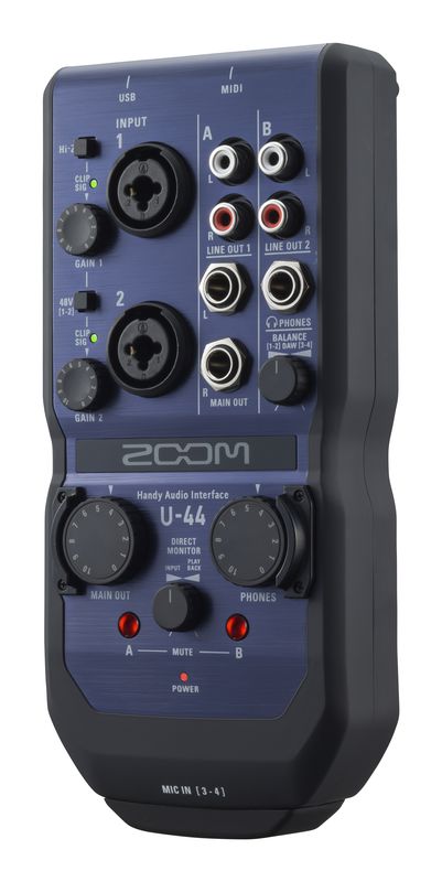 U-44 Handy Audio Interface | ZOOM