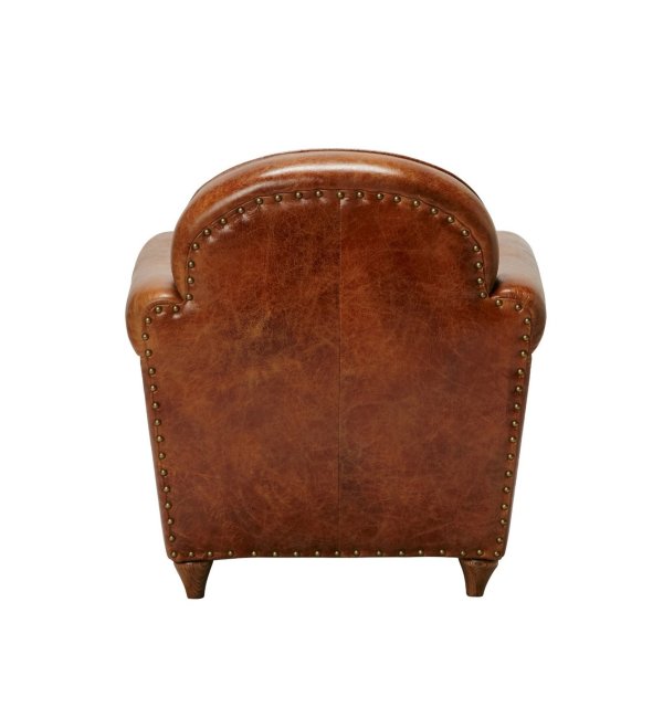 OAKS CLUB CHAIR / CRACK LEATHER | JOURNAL STANDARD FURNITURE