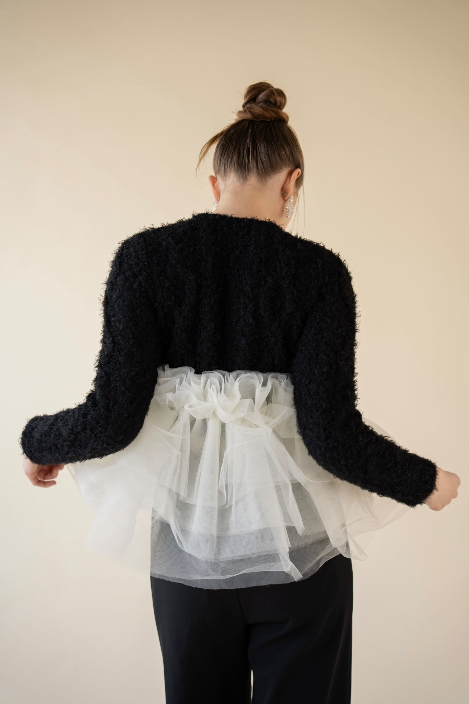 tulle peplum knit – Acka online store